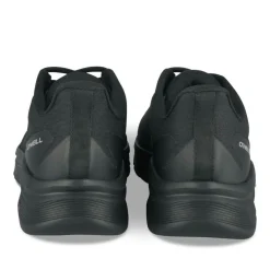 Baskets Running NOIR Femme Motif Uni Lacets