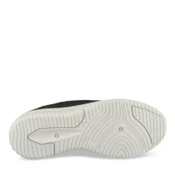 Baskets Running NOIR Femme Motif Uni A Enfiler