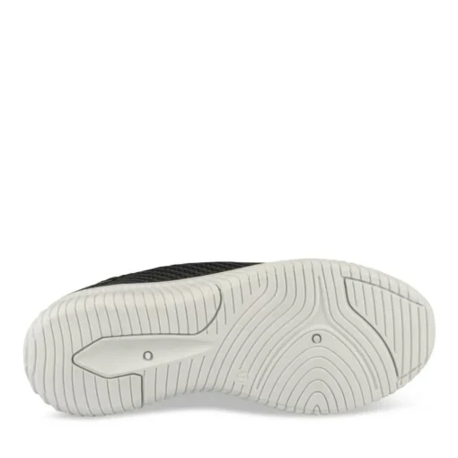 Baskets Running NOIR Femme Motif Uni A Enfiler