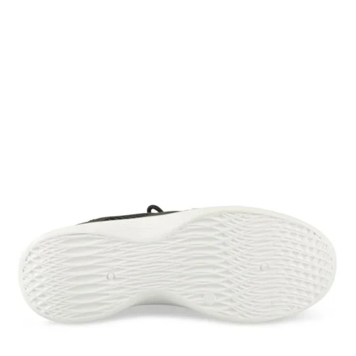 Baskets Running NOIR Femme Motif Uni A Enfiler