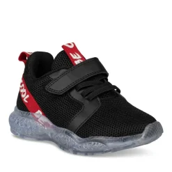 Baskets Running NOIR Garçon Motif Uni Scratch