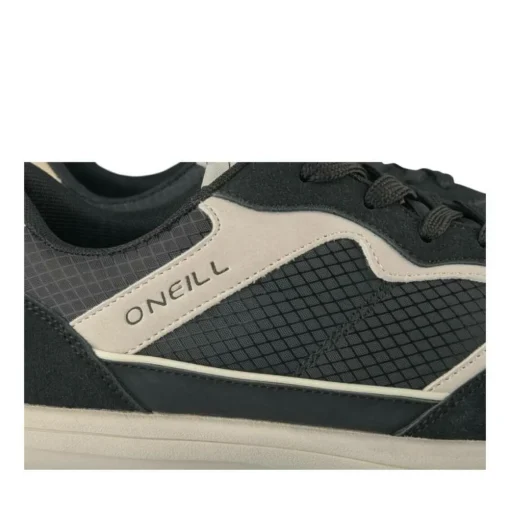 Baskets Running NOIR Garçon Motif Uni Lacets