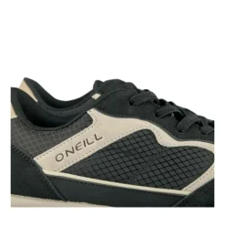 Baskets Running NOIR Garçon Motif Uni Elastique