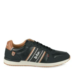 Baskets Running NOIR Homme Motif Uni Lacets