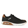 Baskets Running NOIR Homme Motif Uni Lacets