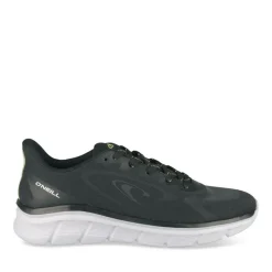 Baskets Running NOIR Homme Motif Uni Lacets