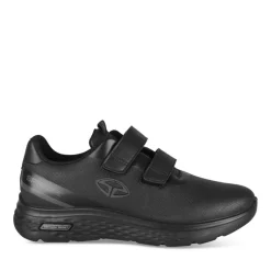 Baskets Running NOIR Homme Motif Uni A Enfiler