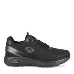 Baskets Running NOIR Homme Motif Uni Lacets