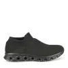 Baskets Running NOIR Homme Motif Uni A Enfiler