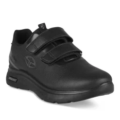 Baskets Running NOIR Homme Motif Uni A Enfiler