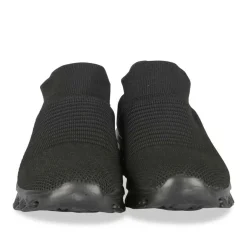 Baskets Running NOIR Homme Motif Uni A Enfiler