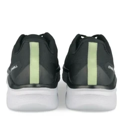 Baskets Running NOIR Homme Motif Uni Lacets