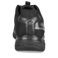 Baskets Running NOIR Homme Motif Uni Lacets