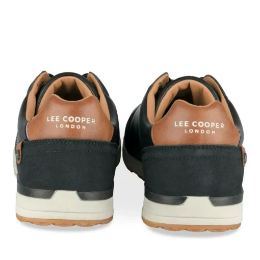 Baskets Running NOIR Homme Motif Uni Lacets