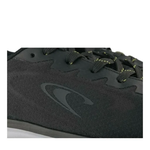 Baskets Running NOIR Homme Motif Uni Lacets