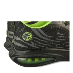 Baskets Running NOIR Homme Motif Uni Lacets