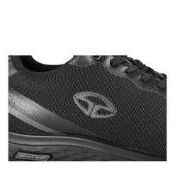 Baskets Running NOIR Homme Motif Uni Lacets