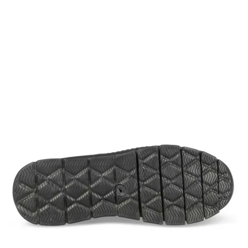 Baskets Running NOIR Homme Motif Uni A Enfiler