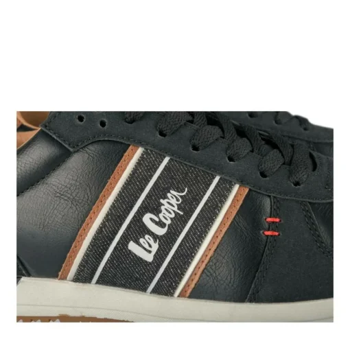 Baskets Running NOIR Homme Motif Uni Lacets