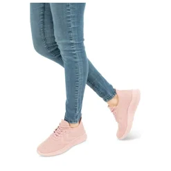 Baskets Running ROSE Femme Motif Uni Lacets