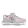 Baskets Running ROSE Fille Motif Iridescent Scratch