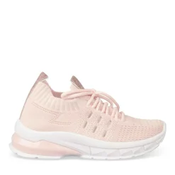 Baskets Running ROSE Fille Motif Uni Lacets