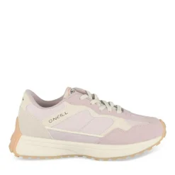 Baskets Running VIOLET Fille Motif Uni Elastique