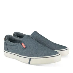 Baskets Slip-on MARINE Homme Motif Uni A Enfiler