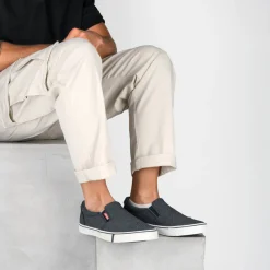 Baskets Slip-on MARINE Homme Motif Uni A Enfiler