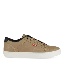 Baskets TAUPE Homme Motif Uni A Enfiler