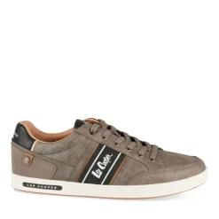 Baskets TAUPE Homme Motif Uni Lacets
