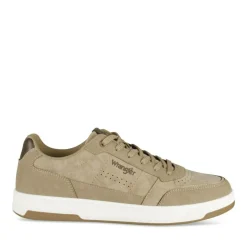 Baskets TAUPE Homme Motif Uni Lacets
