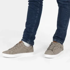 Baskets TAUPE Homme Motif Multicolore Lacets