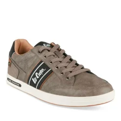 Baskets TAUPE Homme Motif Uni Lacets