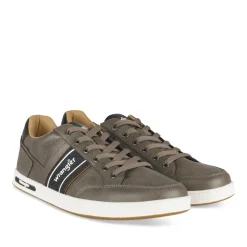 Baskets TAUPE Homme Motif Uni Lacets