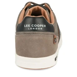 Baskets TAUPE Homme Motif Uni Lacets