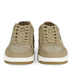 Baskets TAUPE Homme Motif Uni Lacets