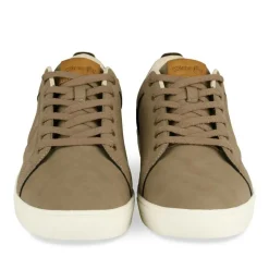 Baskets TAUPE Homme Motif Uni Lacets