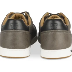Baskets TAUPE Homme Motif Uni Lacets