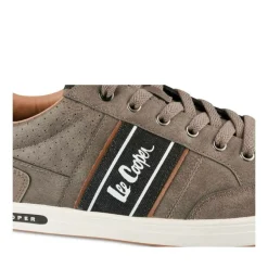 Baskets TAUPE Homme Motif Uni Lacets