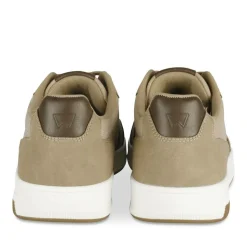 Baskets TAUPE Homme Motif Uni Lacets
