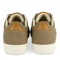 Baskets TAUPE Homme Motif Uni Lacets