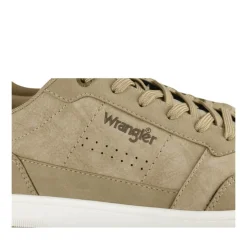 Baskets TAUPE Homme Motif Uni Lacets