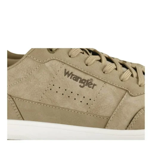 Baskets TAUPE Homme Motif Uni Lacets