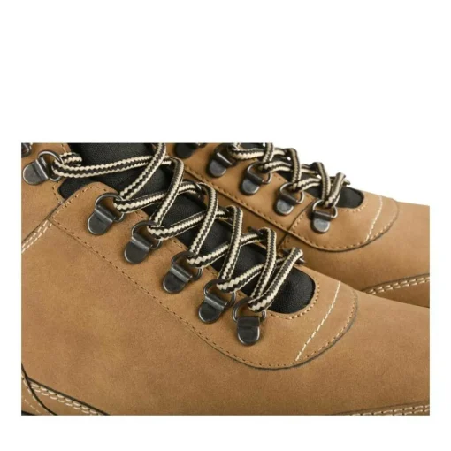 Baskets TAUPE Homme Motif Uni A Enfiler