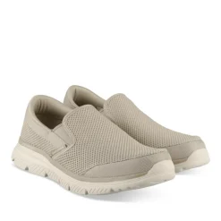 Baskets TAUPE SKECHERS Burns 2.0-Jeaniss