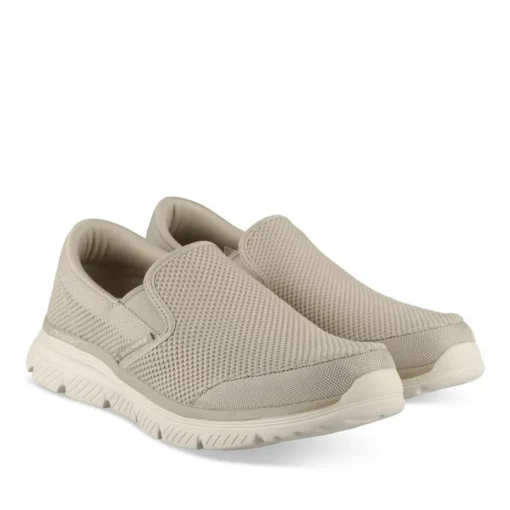 Baskets TAUPE SKECHERS Burns 2.0-Jeaniss