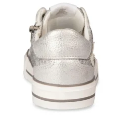 Baskets Toile ARGENT Fille Elastique
