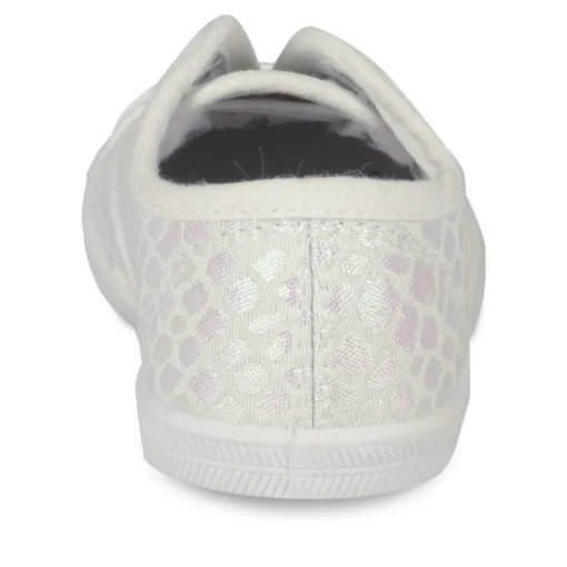 Baskets Toile BLANC Fille