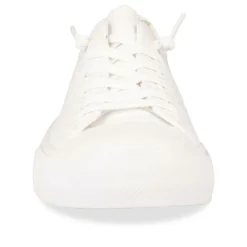 Baskets Toile BLANC Fille Elastique